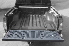 Nissan Navara D40 Load Bed Liner Under Rail Plastic - D/C 2005 - 2014 - With C Channels - Eagle 4x4