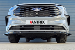 Ford Transit Custom 2024+ VanTrix Viper Front Splitter - 3pc - Gloss Black