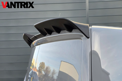 Ford Transit Custom 2024+ VanTrix Viper Rear Spoiler (Barn Door) - Matt Black