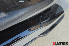 Ford Transit Custom 2024+ VanTrix Rear Bumper Protector - Gloss Black