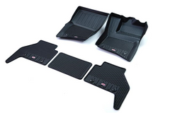 5pc Rubber Floor Mats - 3D Moulded To Fit Land Rover Defender 2020+ (L663) 90