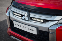 Mitsubishi L200 2019-2023 Spyder Stealth Twin 10-inch LED Integration Grille Kit