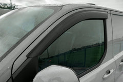 Ford Transit 2024+ Dark Smoke Wind Deflectors
