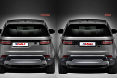REAR TAILGATE NUMBER PLATE MOULDING To Fit Land Rover Discovery 2017-2021