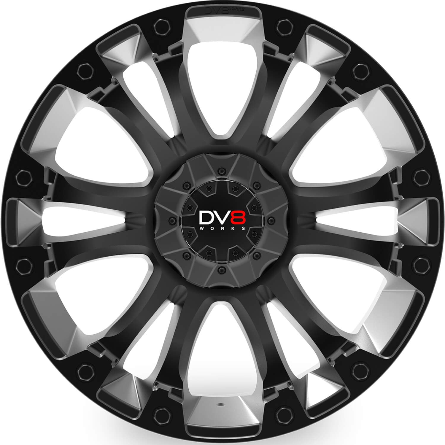 DV8 Works Snare Black 20" Alloy Wheel - Eagle 4x4