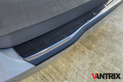 Ford Transit Custom 2024+ VanTrix Rear Bumper Protector - Carbon Fibre