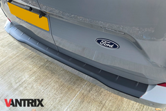 Ford Transit Custom 2024+ VanTrix Rear Bumper Protector - Matt Black