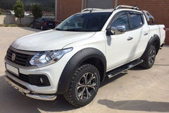 Fiat Full Back Fender Flare Wheel Arch Extensions - Rocky Style - Matte Black - Eagle 4x4