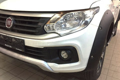 Fiat Full Back Fender Flare Wheel Arch Extensions - Rocky Style - Matte Black - Eagle 4x4