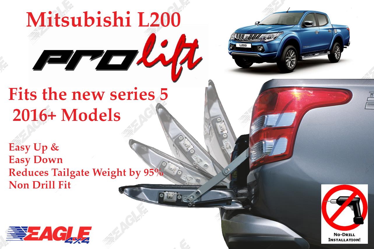 Fiat FullBack 2015+ Prolift Tailgate Assistant - Eagle 4x4