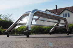 Fiat Fullback Roll Bar - Stainless Steel - Fits with Soft Tonneau Cover - Stainless Steel - Eagle 4x4