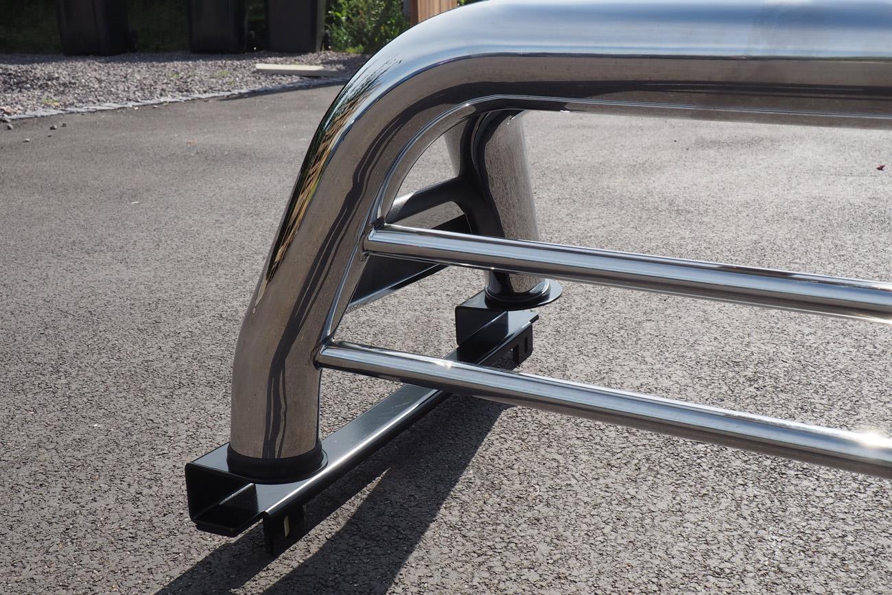 Fiat Fullback Roll Bar - Stainless Steel - Fits with Soft Tonneau Cover - Stainless Steel - Eagle 4x4