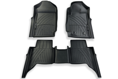 Ford Ranger 2012 - 2022 Spyder Floor Mats - Full Set - Eagle 4x4