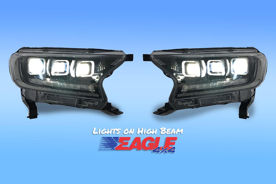 Ford Ranger (2016 - 2022) Bugatti Style Headlights - Eagle 4x4
