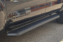 Ford Ranger 2023+ Alpine F1 Running Boards - Matt Black - Eagle 4x4