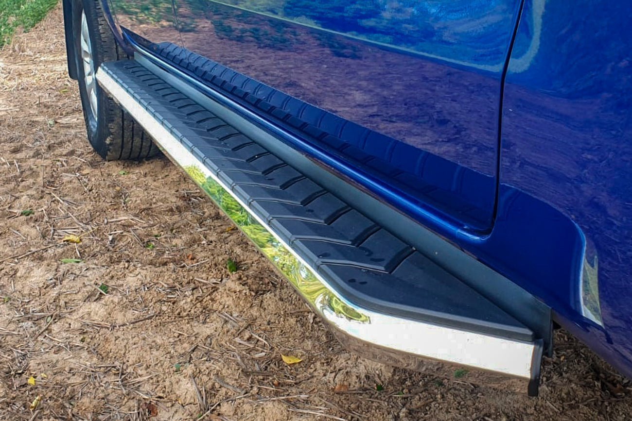 Ford Ranger 2023+ Alpine F1 Running Boards - Stainless Steel - Eagle 4x4