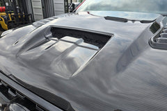 Ford Ranger 2023+ Carbon Fibre Replacement Bonnet With Integrated Scoop - Eagle 4x4