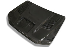 Ford Ranger 2023+ Carbon Fibre Replacement Bonnet With Integrated Scoop - Eagle 4x4