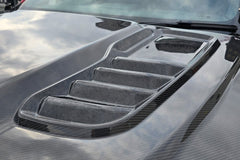 Ford Ranger 2023+ Carbon Fibre Replacement Bonnet With Integrated Scoop - Eagle 4x4