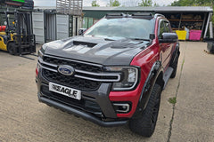 Ford Ranger 2023+ Carbon Fibre Replacement Bonnet With Integrated Scoop - Eagle 4x4