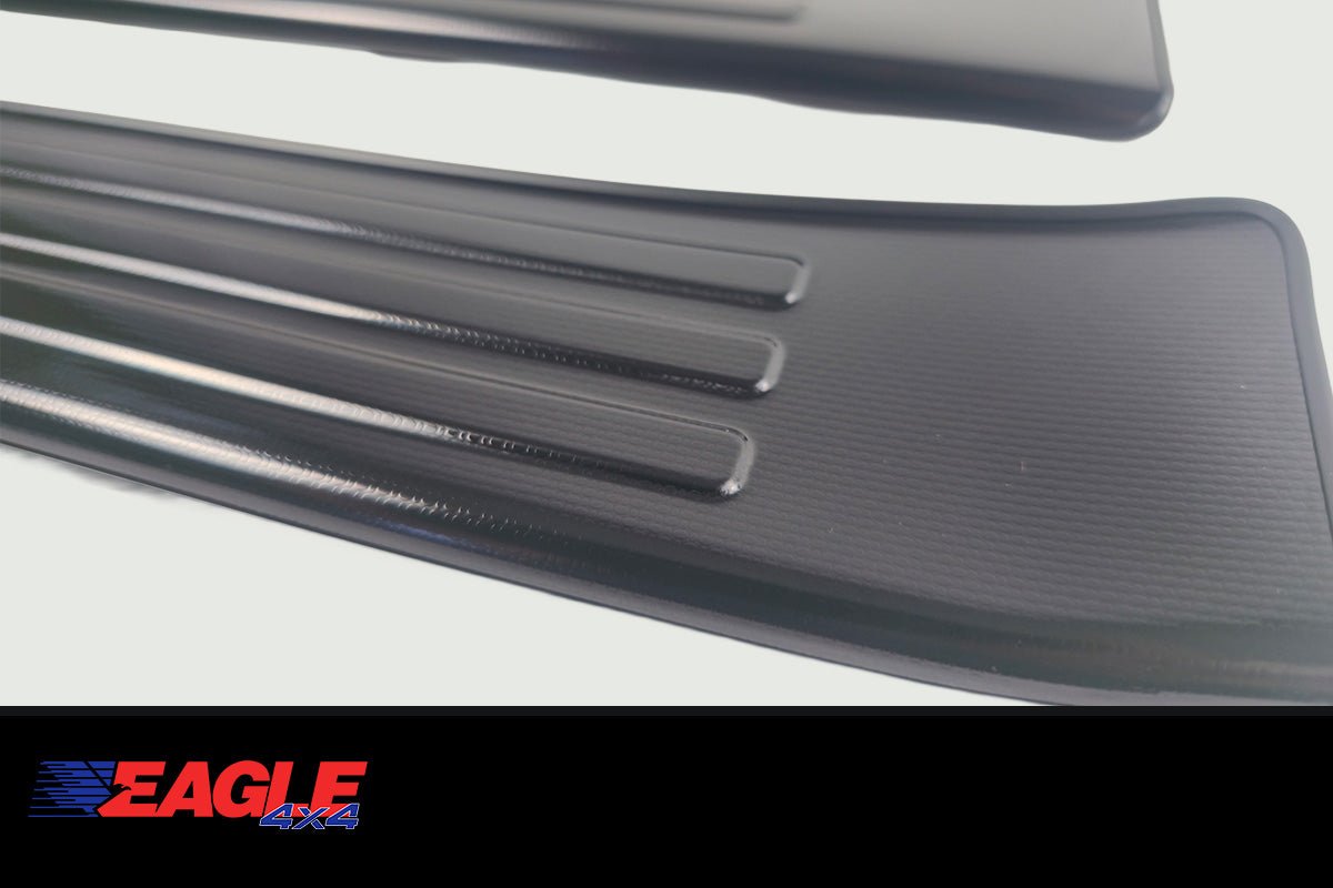Ford Ranger 2023+ Door Sill Guards (Black Snowflake) - Eagle 4x4