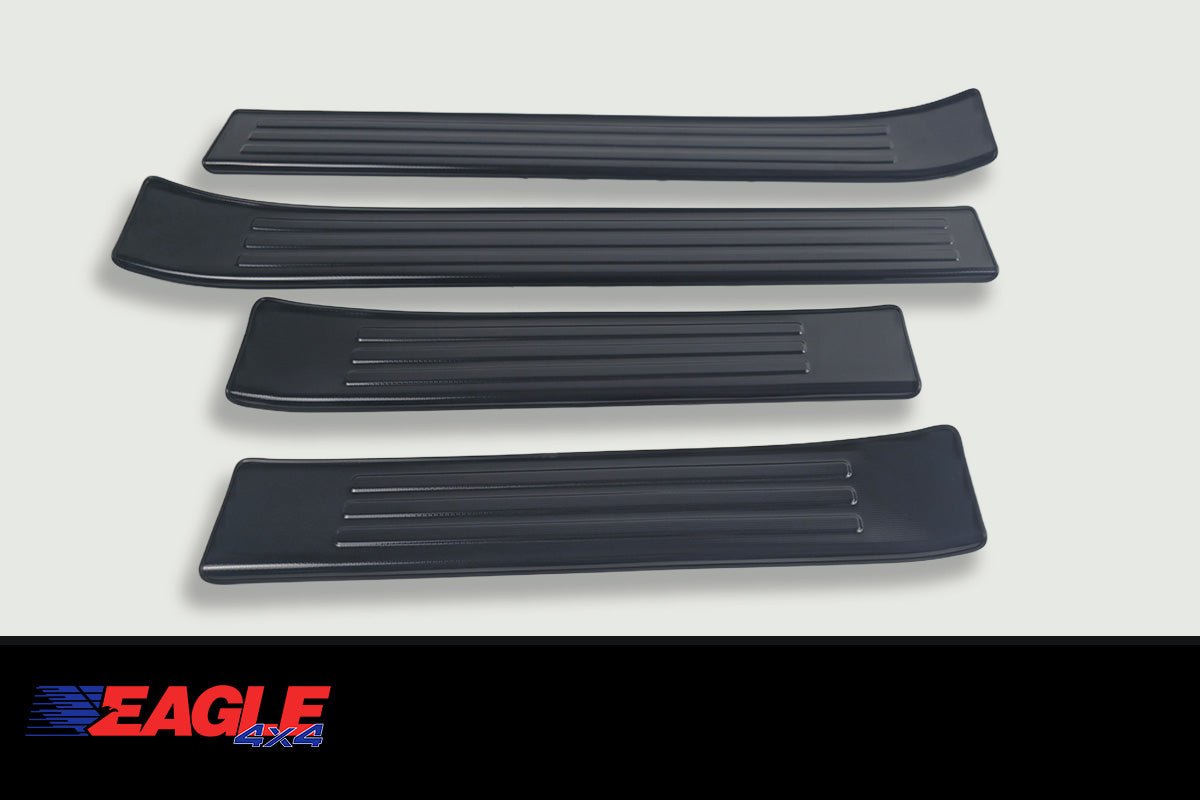 Ford Ranger 2023+ Door Sill Guards (Black Snowflake) - Eagle 4x4