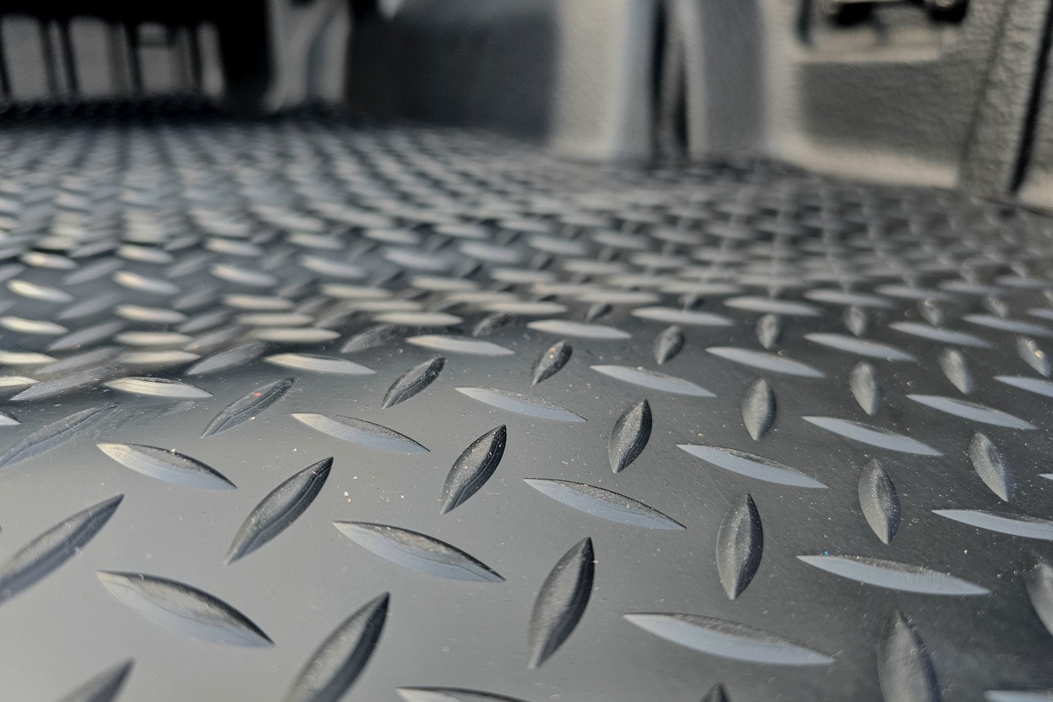 Ford Ranger 2023+ (Excl. Raptor) 3mm Chequered Rubber Loadbed Mat - Eagle 4x4