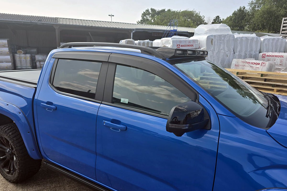 Ford Ranger 2023+ Matt Black Wind Deflectors (4pc) - Eagle 4x4