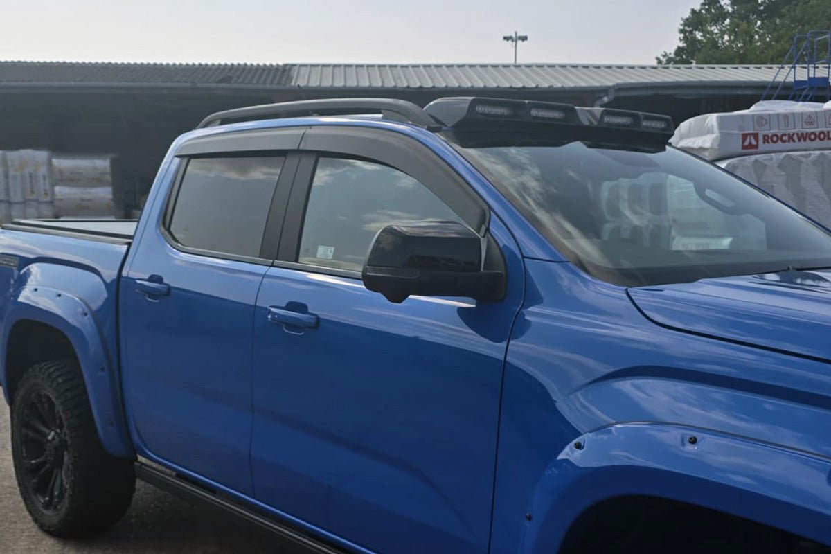 Ford Ranger 2023+ Matt Black Wind Deflectors (4pc) - Eagle 4x4
