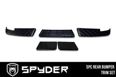 Ford Ranger 2023+ Rear Bumper Trim Overlays - Eagle 4x4