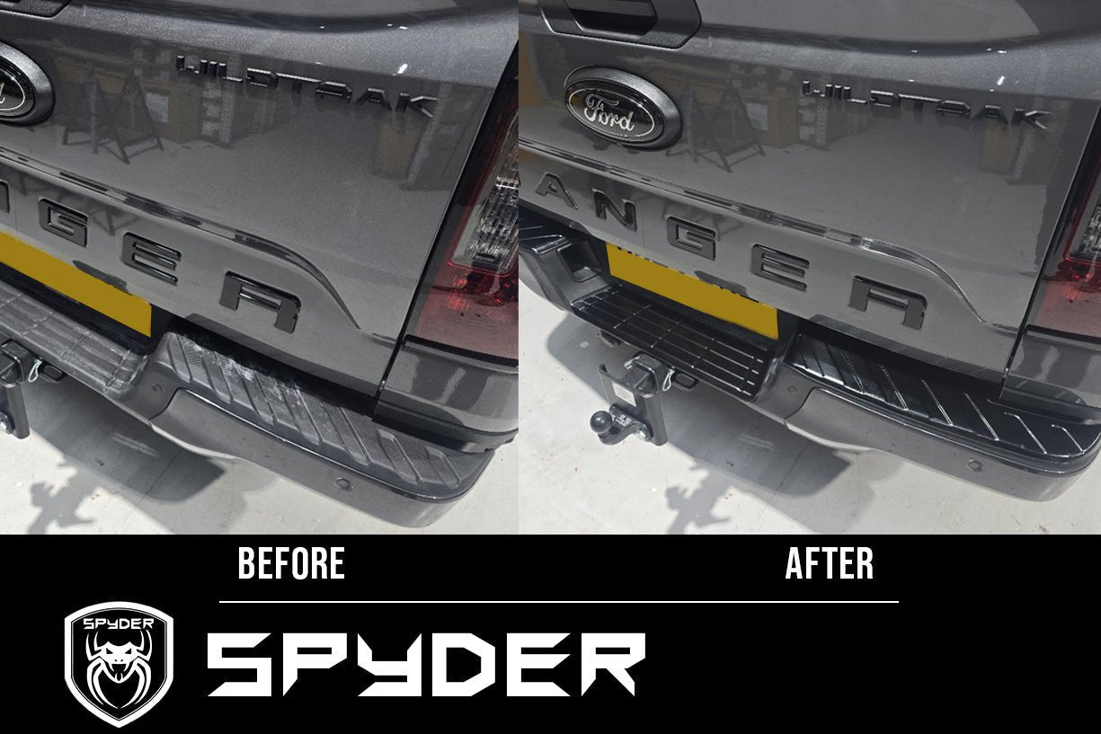 Ford Ranger 2023+ Rear Bumper Trim Overlays - Eagle 4x4