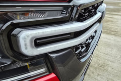 Ford Ranger 2023+ Spyder Hyperlite Extra Grille with Full Width LED Lights - Eagle 4x4