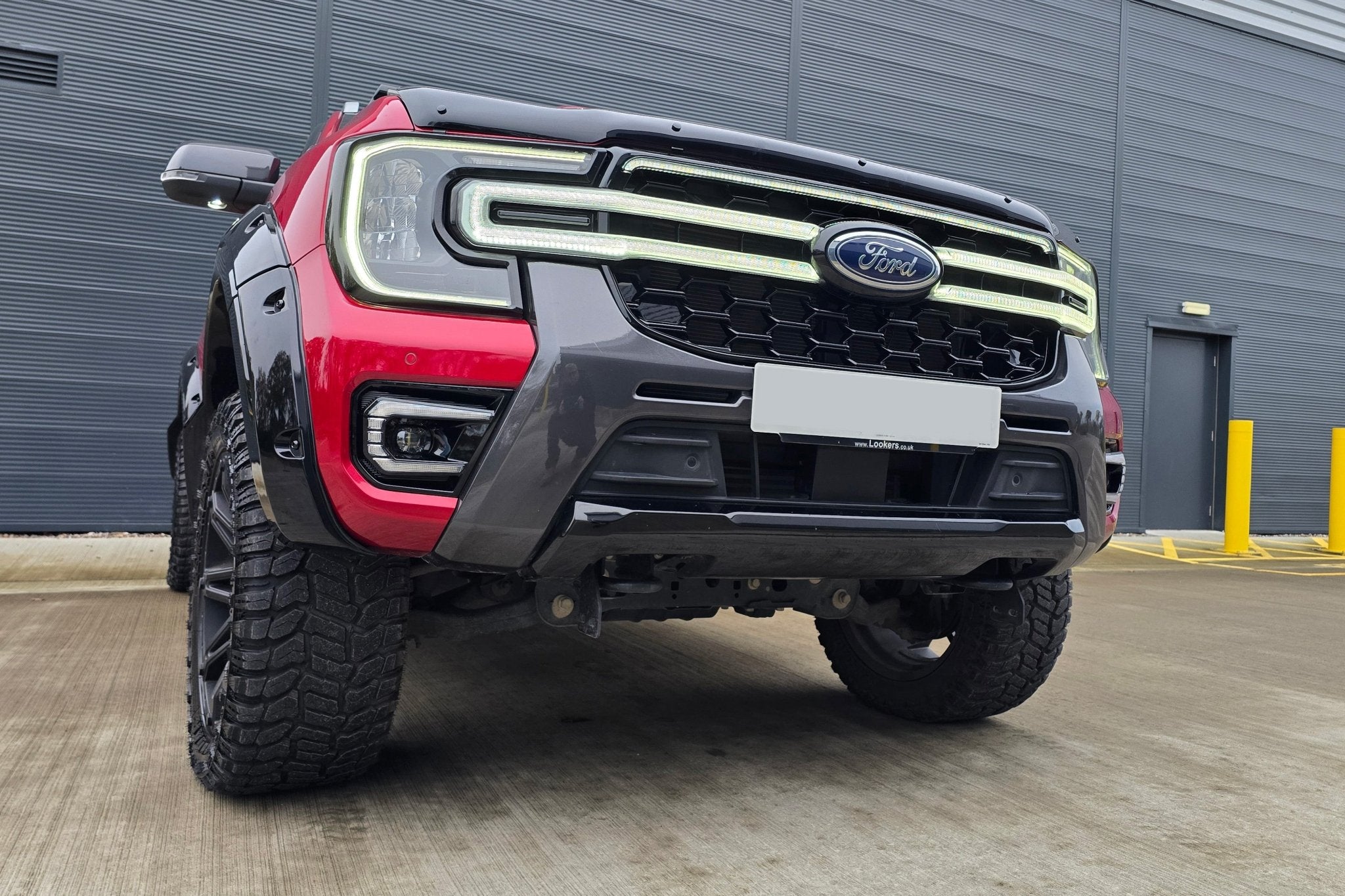 Ford Ranger 2023+ Spyder Hyperlite Extra Grille with Full Width LED Lights - Eagle 4x4