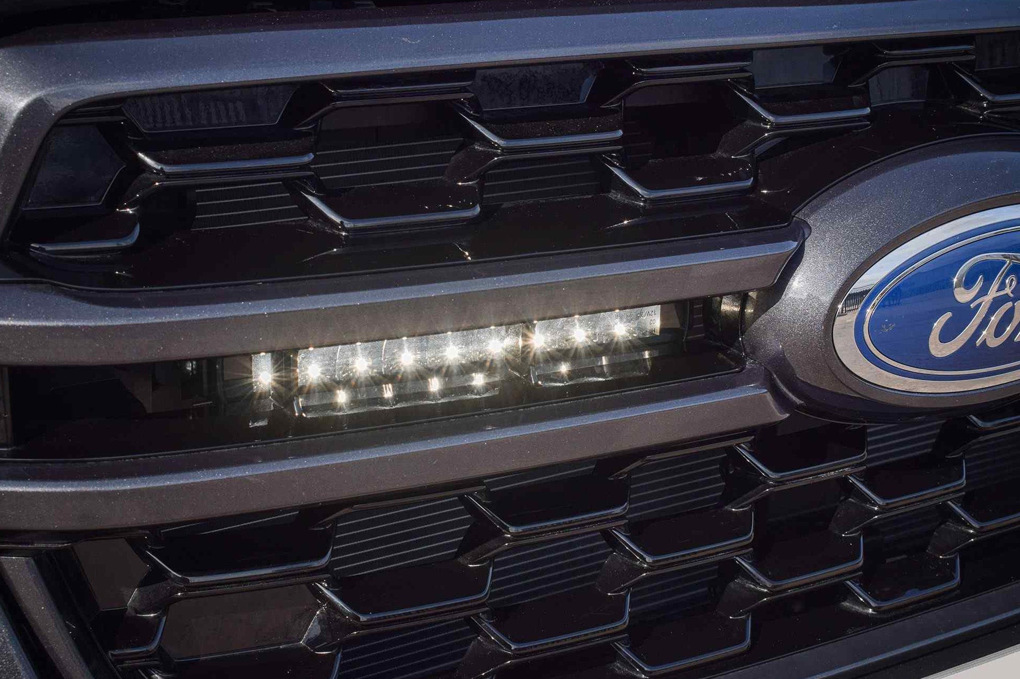 Ford Ranger 2023+ Spyder Stealth Twin 10 - inch LED Integration Grille Kit - Eagle 4x4