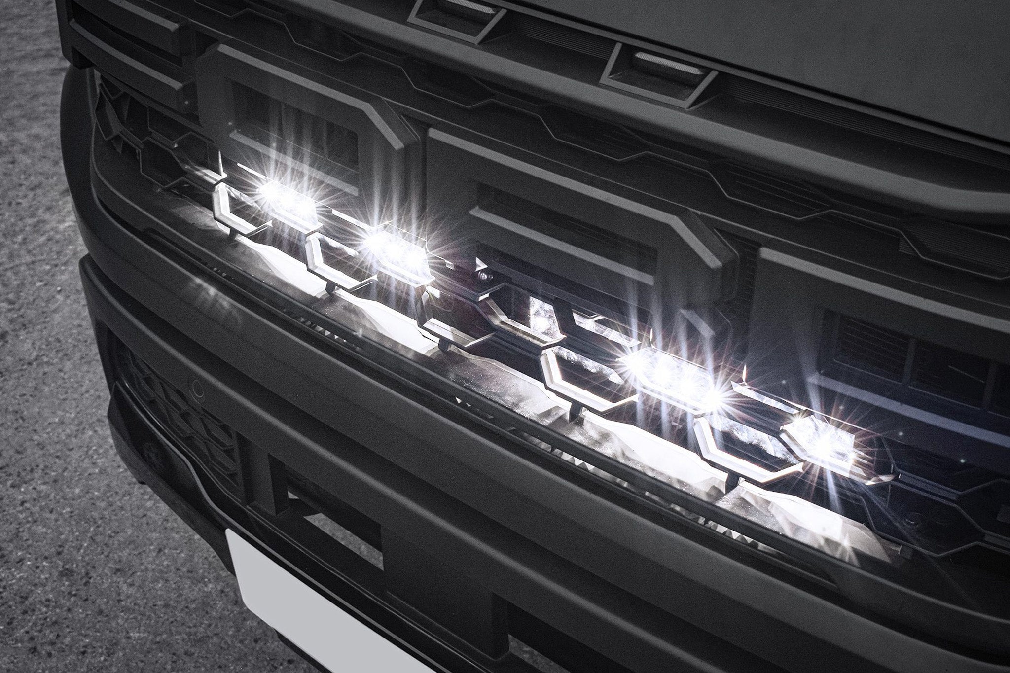 Ford Ranger 2023+ Spyder Stealth Twin 13 - inch LED Integration Grille Kit - Eagle 4x4