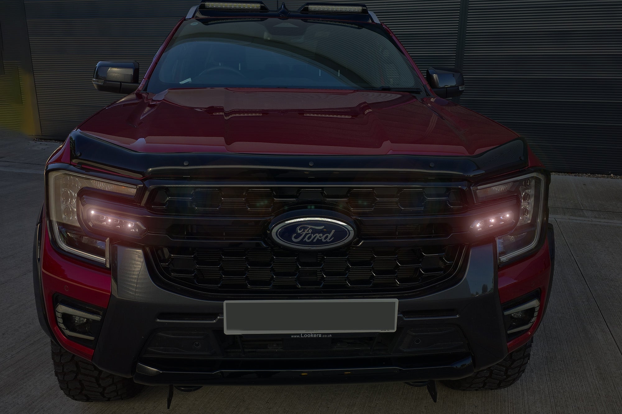 Ford Ranger 2023+ SpyderX Grille with LED Lights - Eagle 4x4