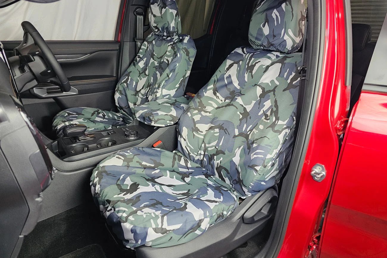 Ford Ranger 2023+(Wildtrak) Tailored Fit Front Seat Covers - (Pair) - Eagle 4x4
