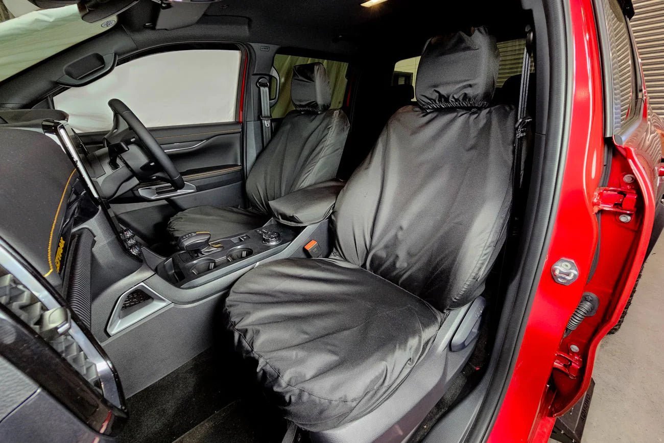 Ford Ranger 2023+(Wildtrak) Tailored Fit Front Seat Covers - (Pair) - Eagle 4x4