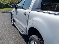 Ford Ranger Alpine F1 Side Steps/Running Boards - Matt Black - Eagle 4x4