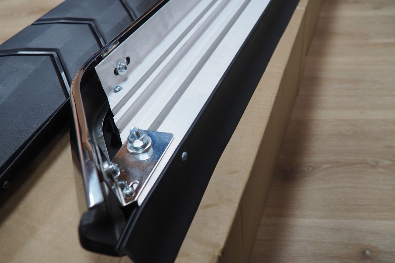 Ford Ranger Alpine F1 Side Steps/Running Boards - Stainless Steel - Eagle 4x4