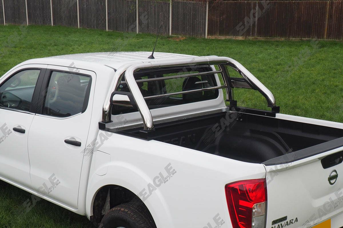 Ford Ranger Roll Bar 2006 - 2012 Stainless Steel Roll Bars Fits with Tonneau cover - Stainless Steel - Eagle 4x4