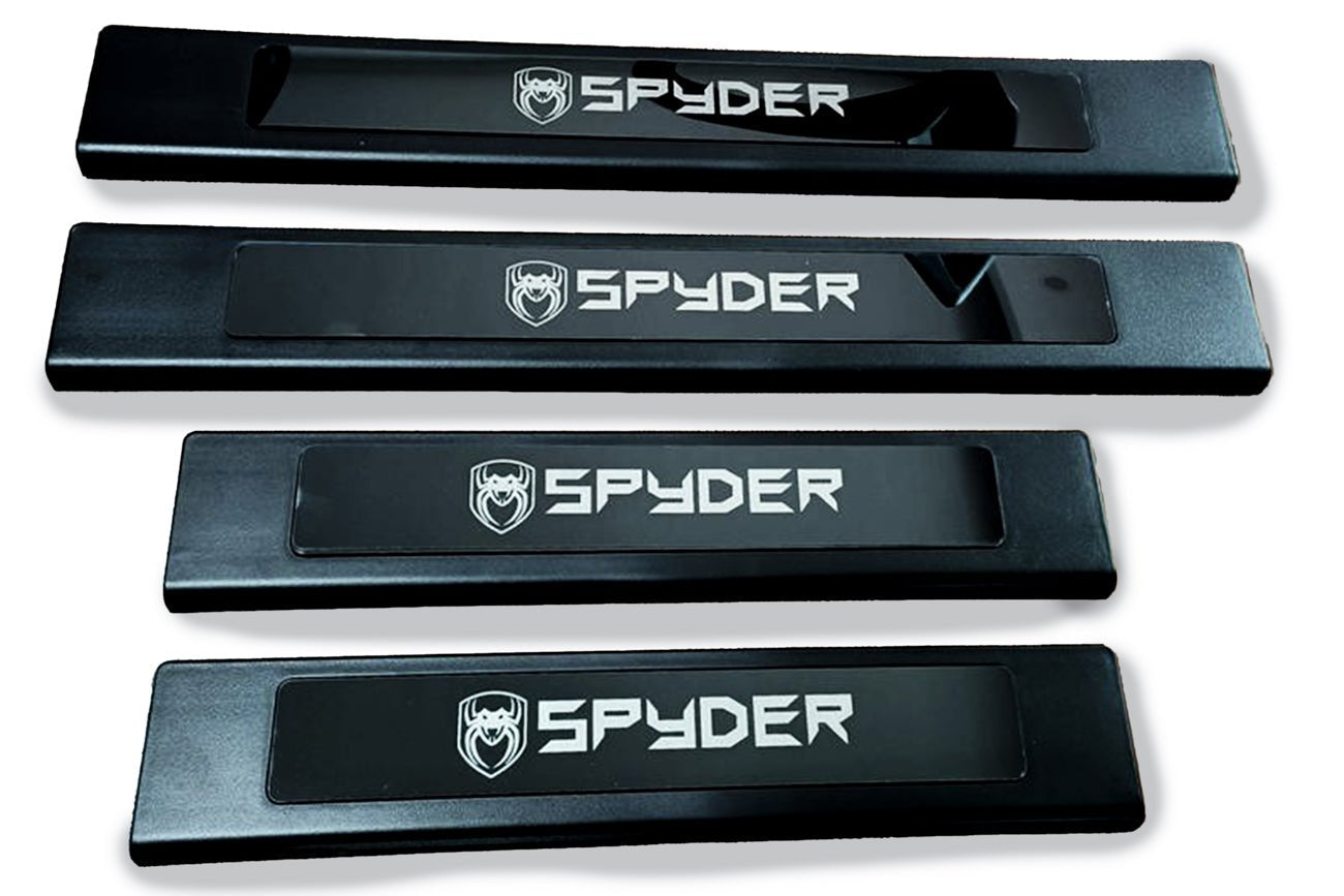Ford Ranger Spyder Door Sill Covers in Black - Eagle 4x4