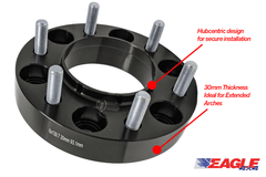 Ford Ranger T6 2012-Current 30mm Wheel Spacers - Hubcentric - Eagle 4x4