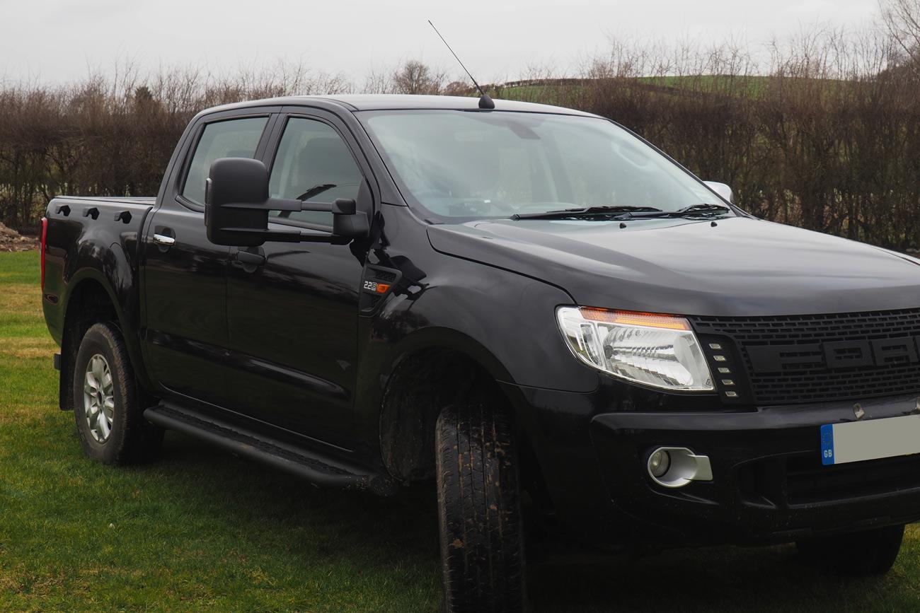 Ford Ranger T6 Xtenda Mirror - Extenable Towing Mirrors - Eagle 4x4