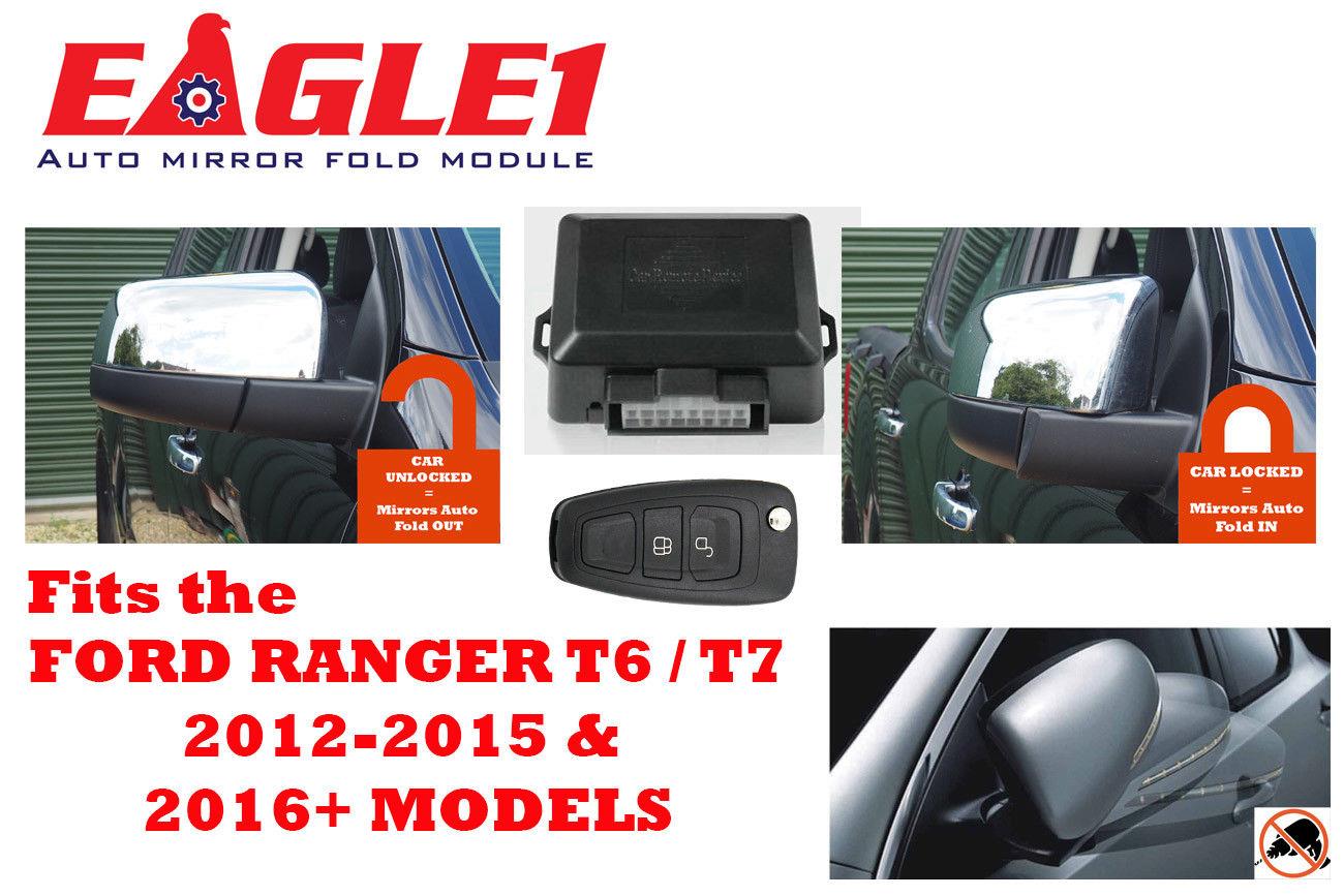 FORD RANGER T6/T7/T8 AUTO FOLDING MIRROR KIT - Eagle 4x4