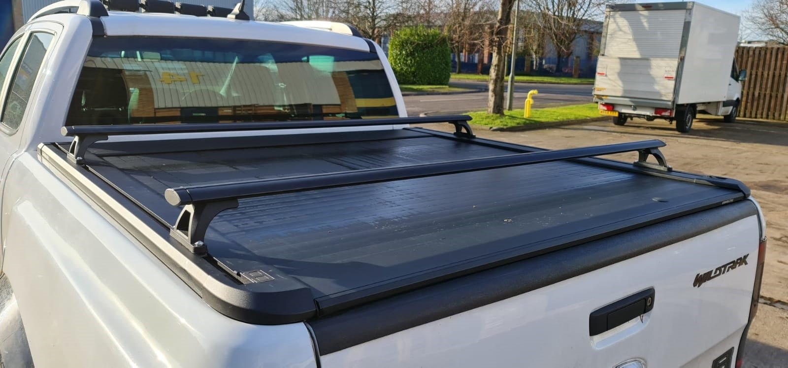 Ford Ranger Wildtrak Roller Shutter Cross Bars - Black - Eagle 4x4