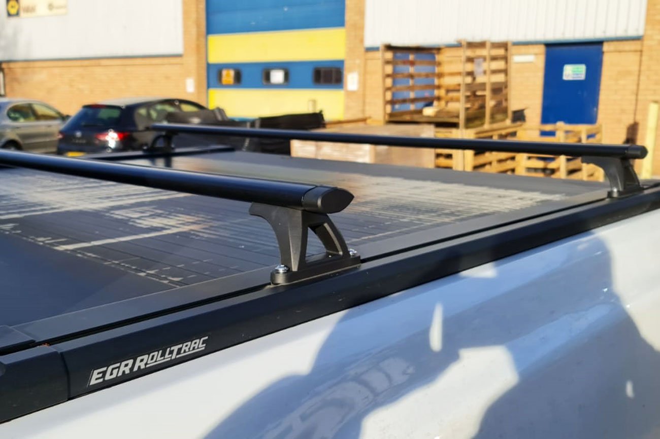 Ford Ranger Wildtrak Roller Shutter Cross Bars - Black - Eagle 4x4