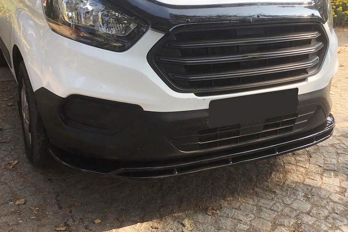 Ford Transit Custom 2018 - 2023 Mk1 (Facelift) Front Splitter (2pc) - Eagle 4x4