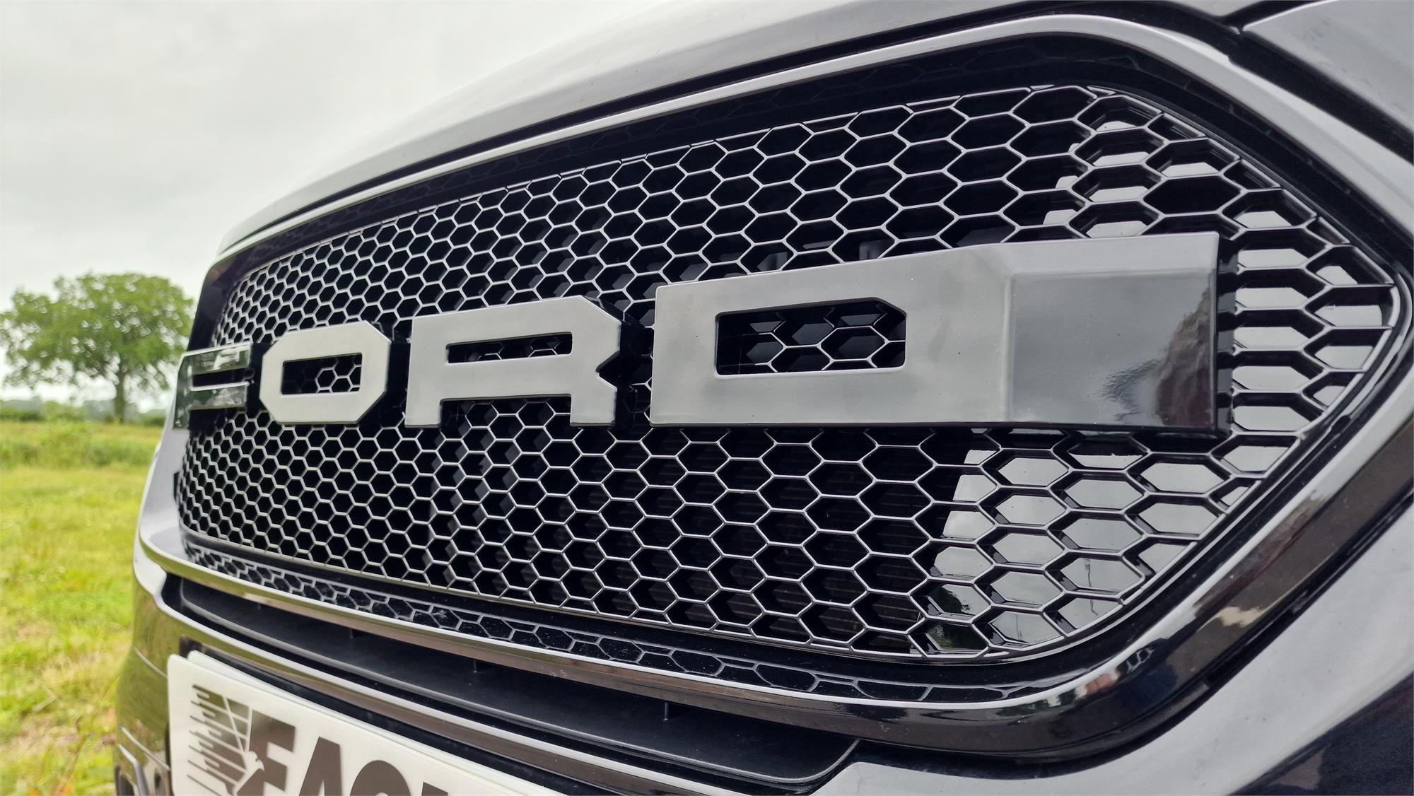 Ford Transit Custom 2018 - 2023 - Spider Stealth Grille - Matt Black - Eagle 4x4