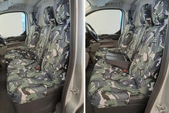 Ford Transit Custom 2024+ Camo Seat Covers - Driver's/Double Passenger - Eagle 4x4